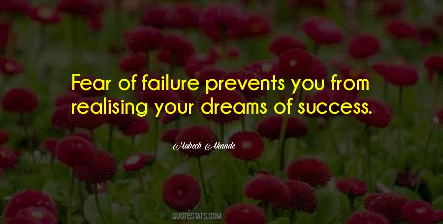 Quotes About Fear Of Success #310447