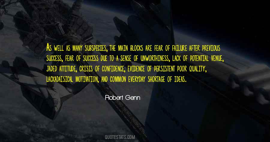 Quotes About Fear Of Success #778779