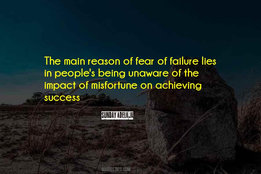 Quotes About Fear Of Success #839489