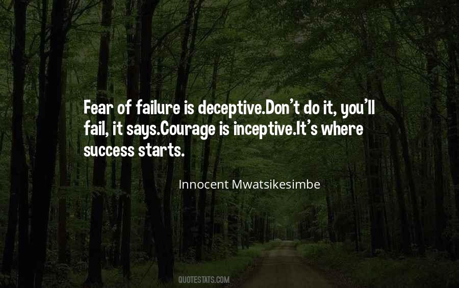 Quotes About Fear Of Success #958084
