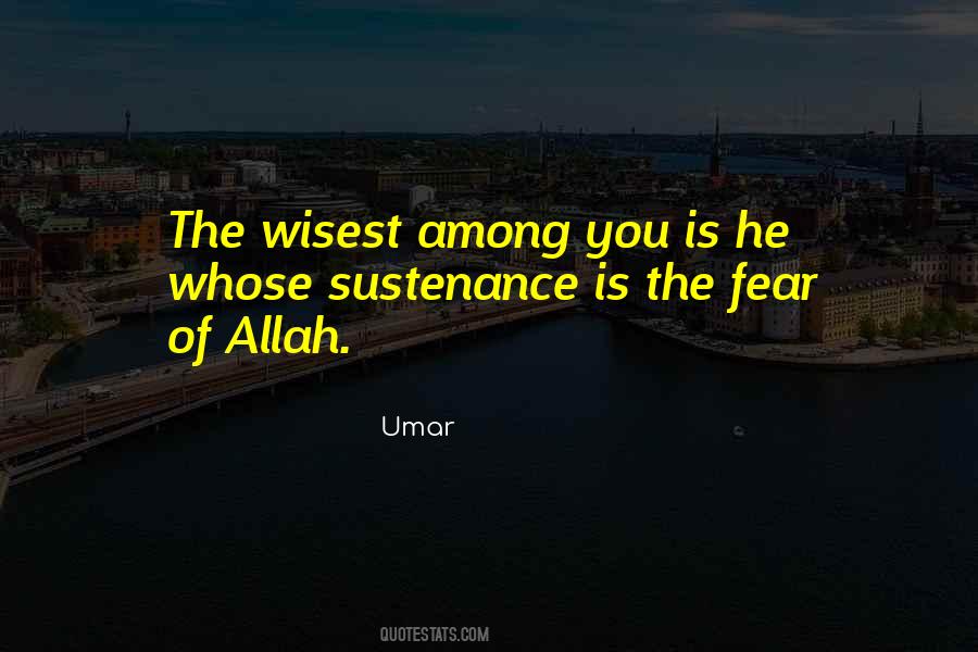 Quotes About Fear Of Allah #229732