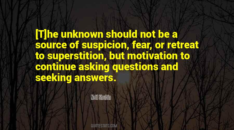 Quotes About Fear And Suspicion #295745