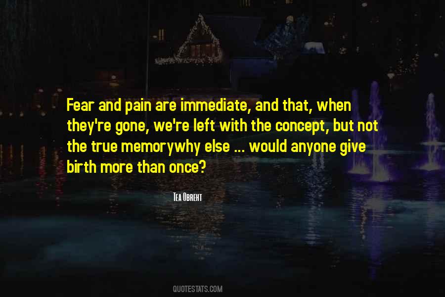 Quotes About Fear And Pain #1714454