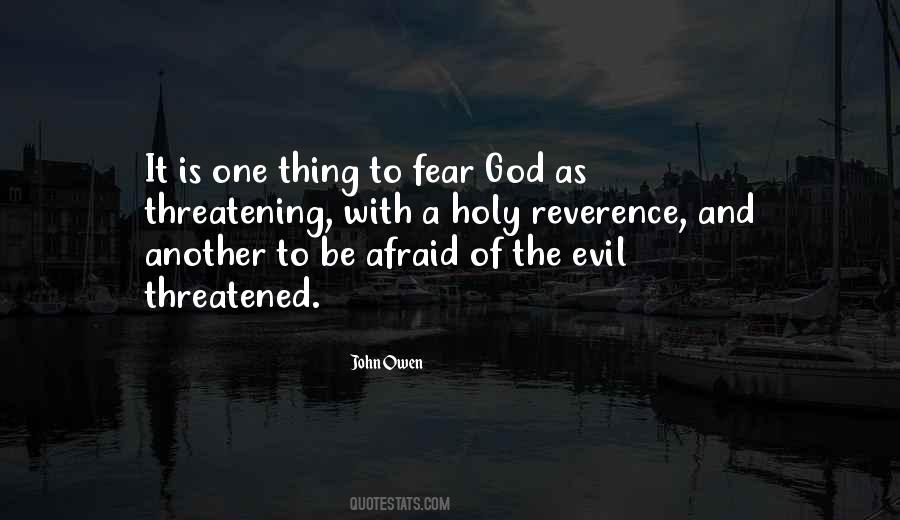 Quotes About Fear And Evil #315449