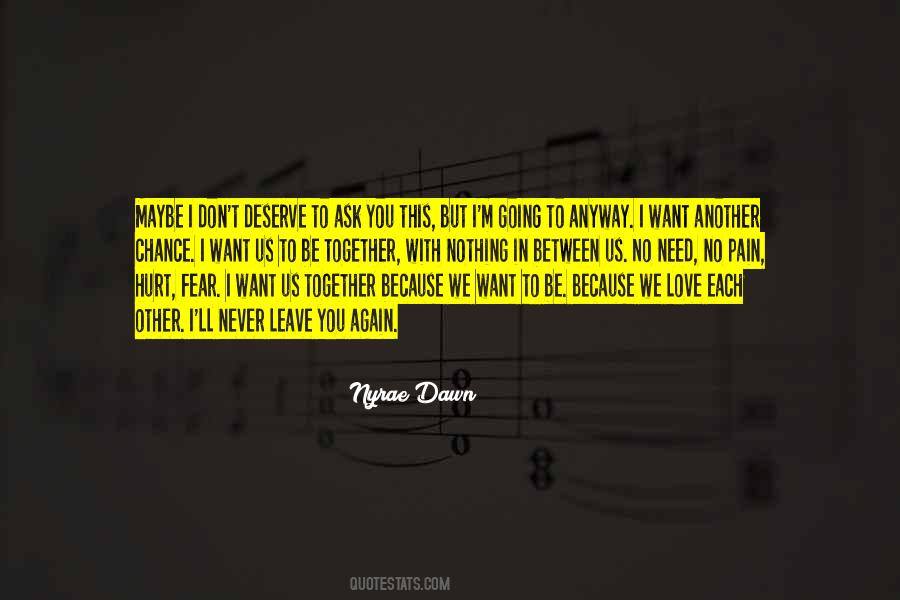 I Want Another Chance Quotes #1722427