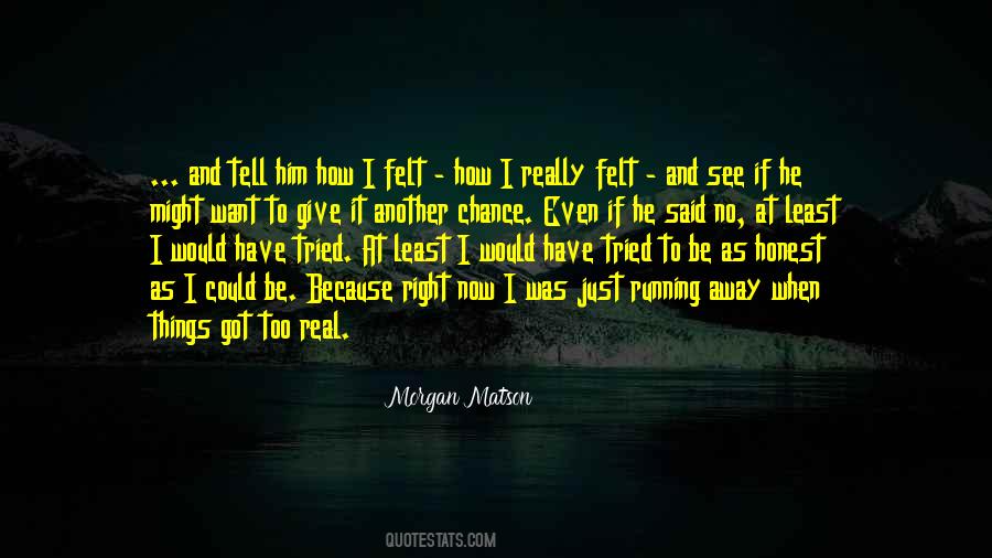 I Want Another Chance Quotes #1761049