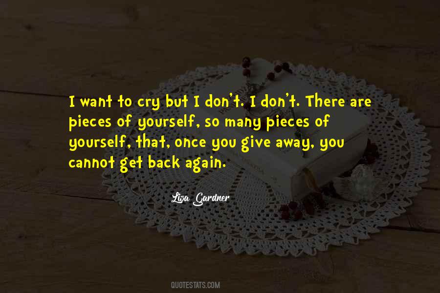 I Want Cry Quotes #867086