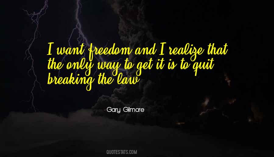 I Want Freedom Quotes #1753975