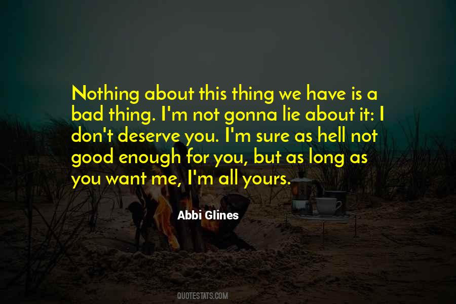 I Want Nothing But You Quotes #1118825