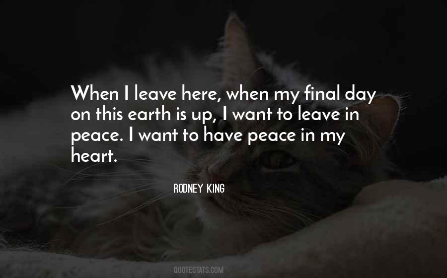 I Want Peace Quotes #113135