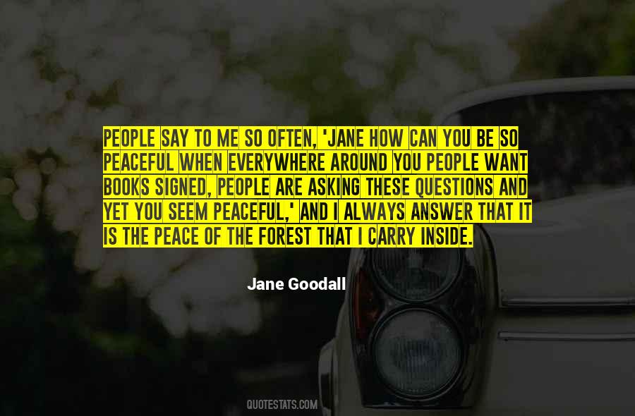 I Want Peace Quotes #352902