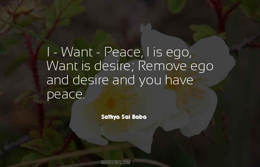 I Want Peace Quotes #527601