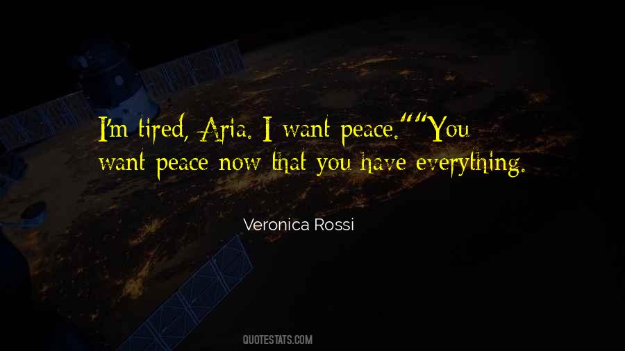 I Want Peace Quotes #629106