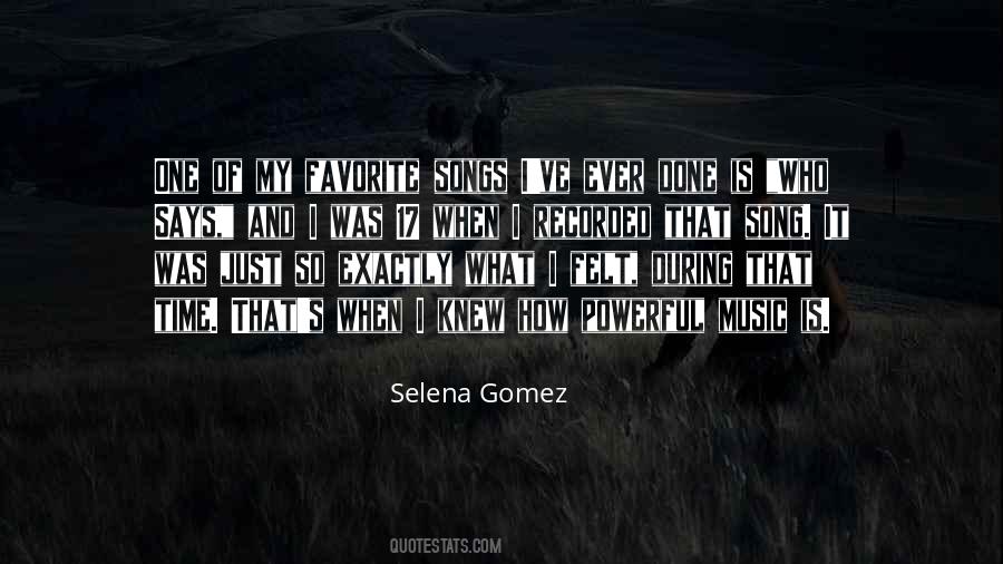 Quotes About Favorite Songs #1690024