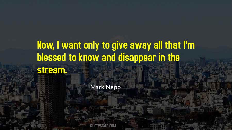 I Want To Disappear Quotes #1702269