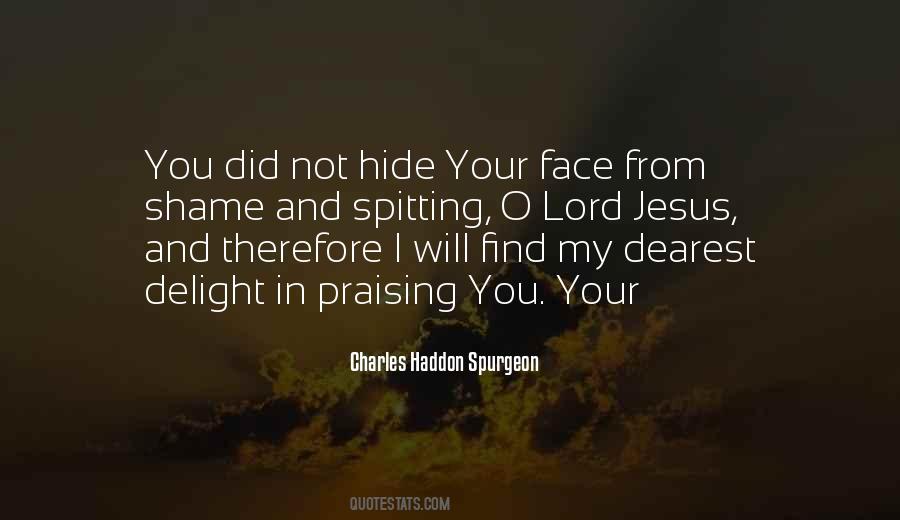 I Want To Hide My Face Quotes #485806