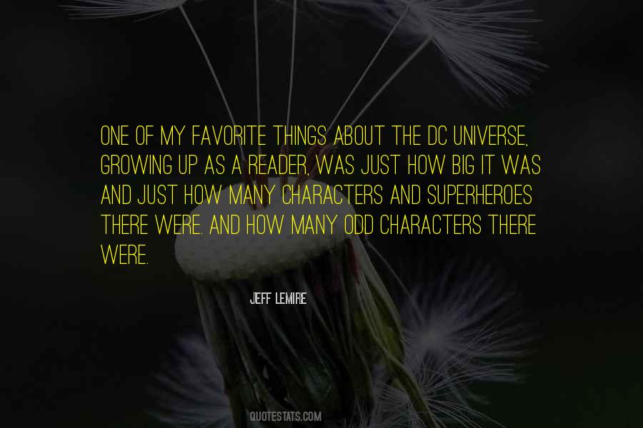Quotes About Favorite Characters #1265123