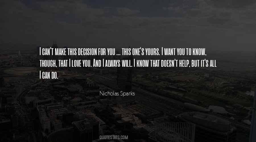 I Want To Love You Quotes #38965