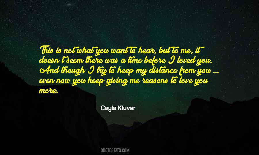 I Want To Love You Quotes #66576