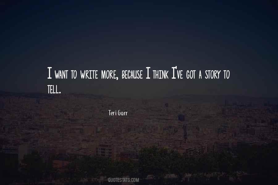 I Want To Write Quotes #1271953