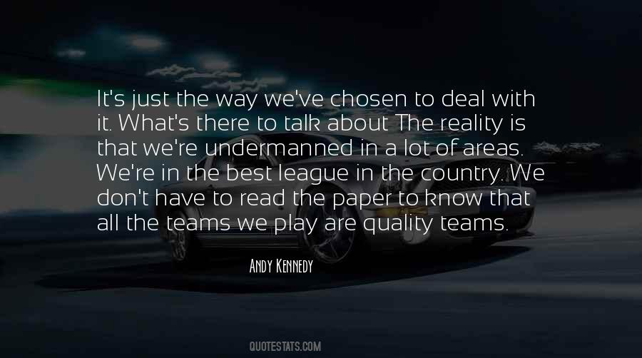 Quotes About The Best Teams #1460073