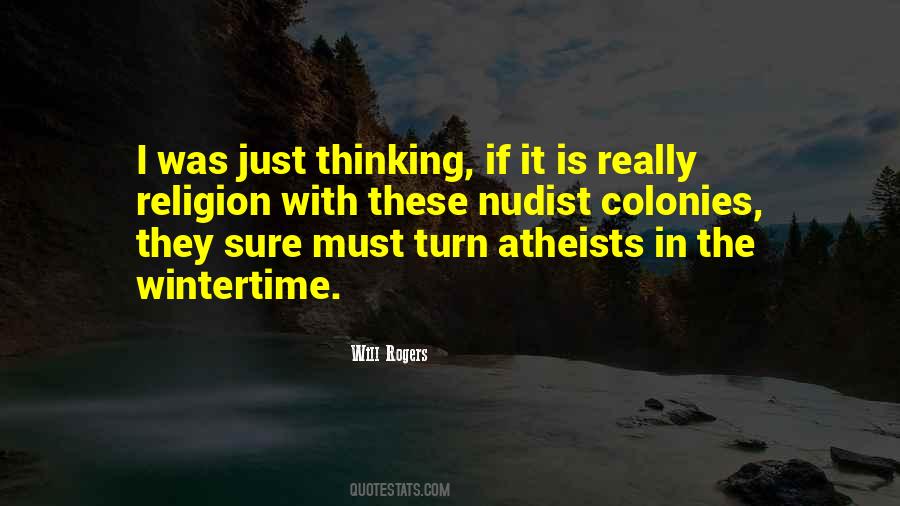 I Was Just Thinking Quotes #479060