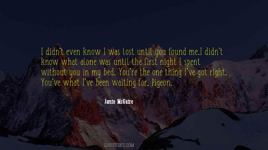 I Was Lost Quotes #1876161