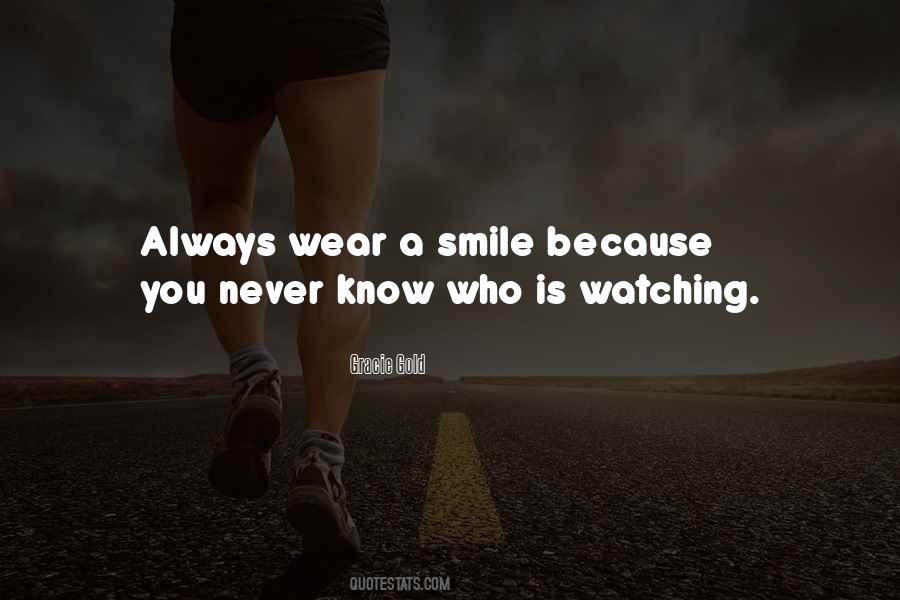 I Wear A Smile Quotes #1490888