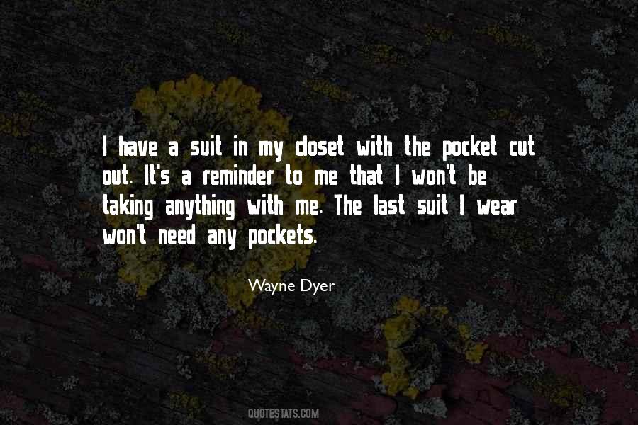 I Wear A Suit Quotes #603534