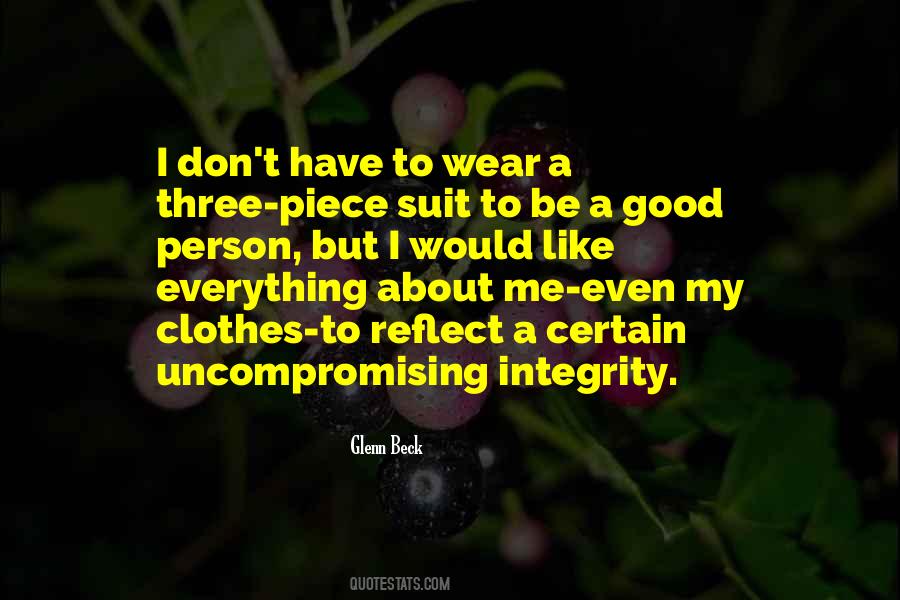 I Wear A Suit Quotes #725633