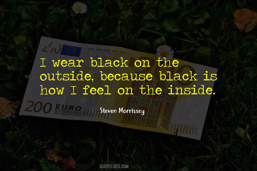 I Wear Black Quotes #984736