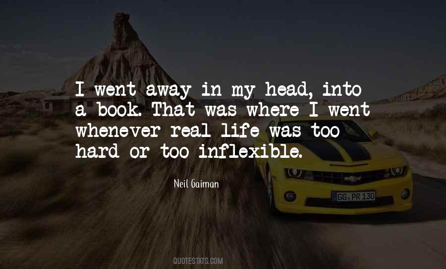 I Went Away Quotes #1524894