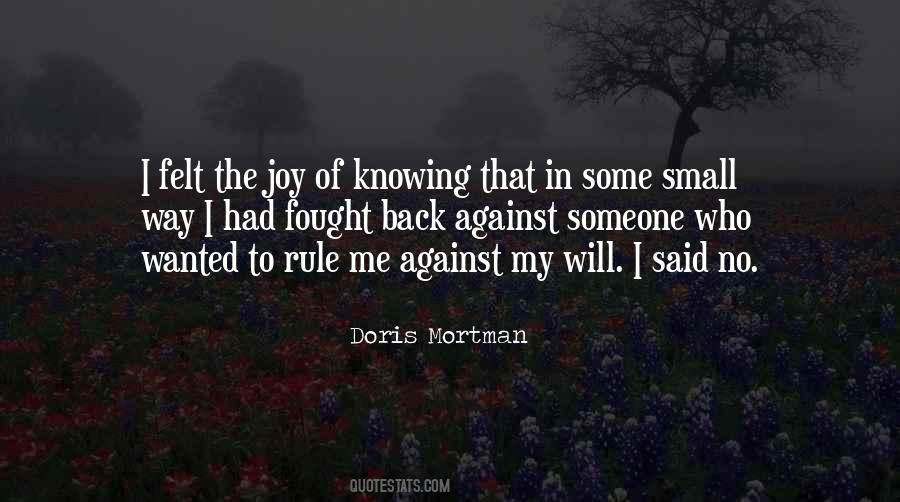 I Will Back Quotes #77699 I Will Back Quotes #77699
