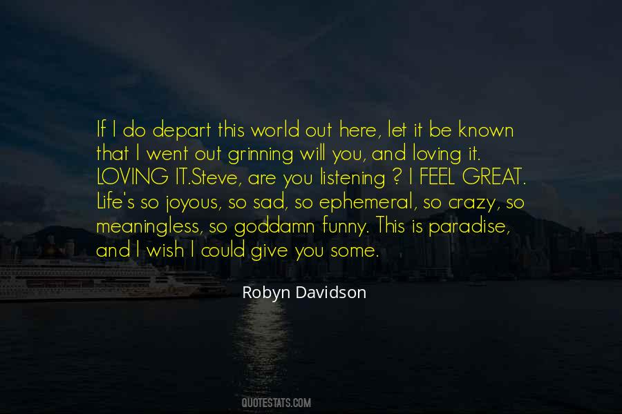 I Will Depart Quotes #321449