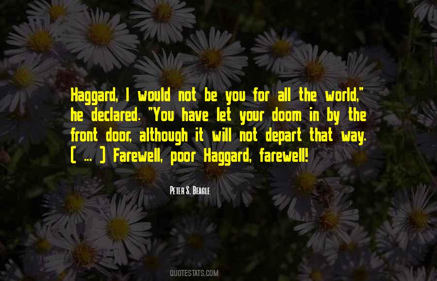 I Will Depart Quotes #792399