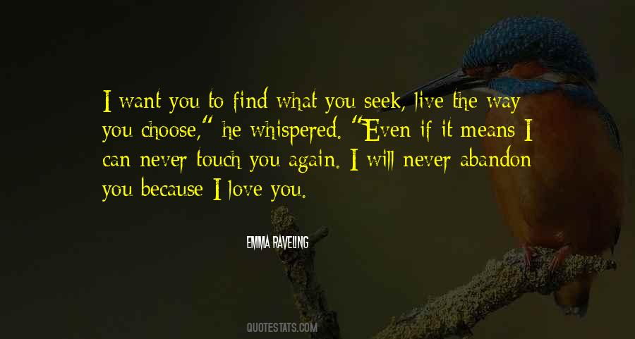 I Will Find You Love Quotes #1671897