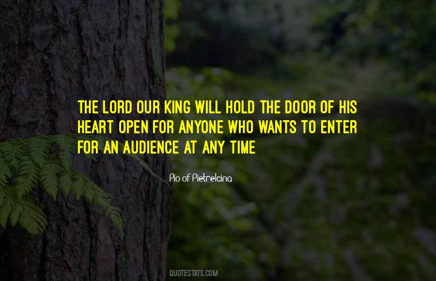 I Will Hold The Door Open Quotes #657994