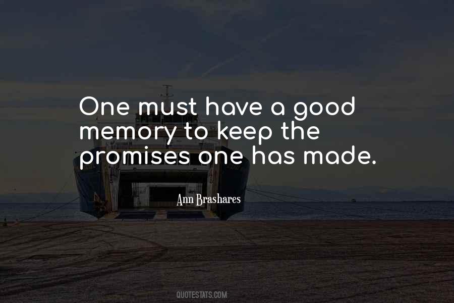 I Will Keep My Promises Quotes #88885