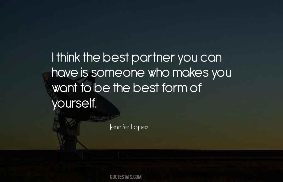 Quotes About The Best Partner #602572