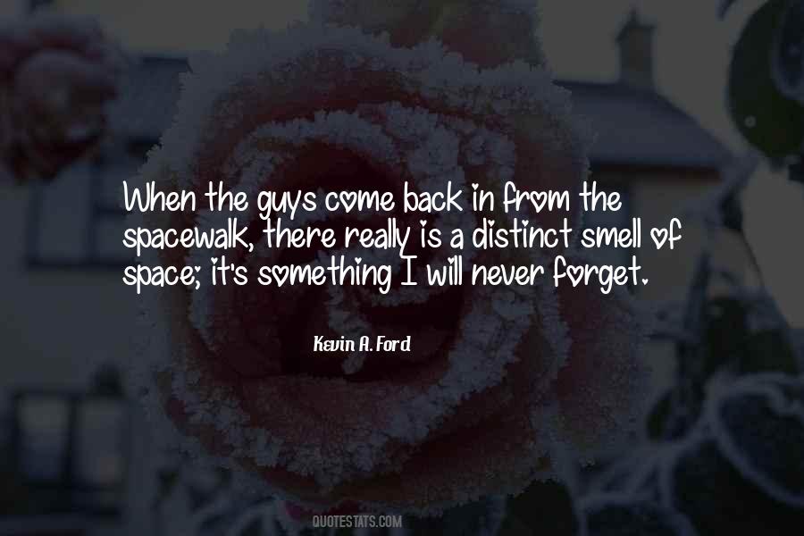 I Will Never Come Back Quotes #2339