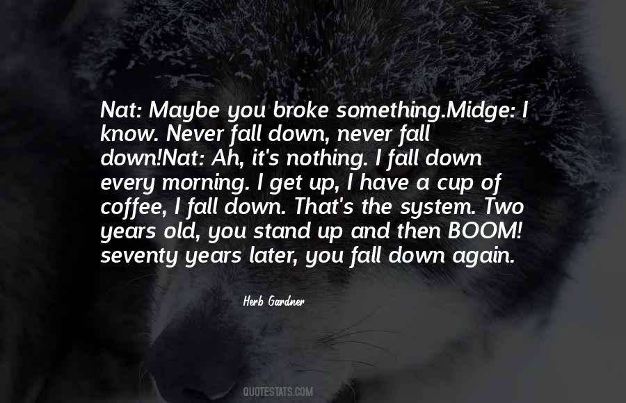 I Will Never Fall Down Quotes #601120