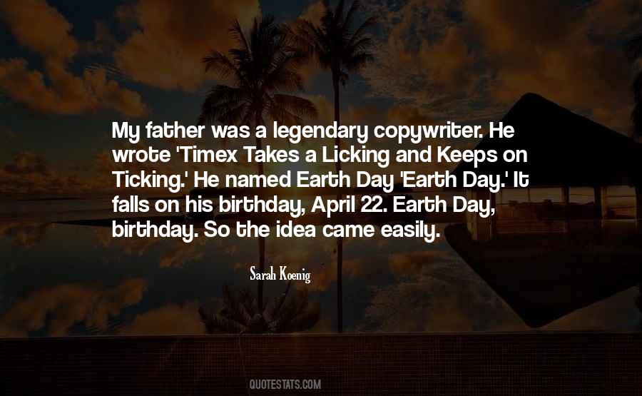 Quotes About Father For His Birthday #1785816