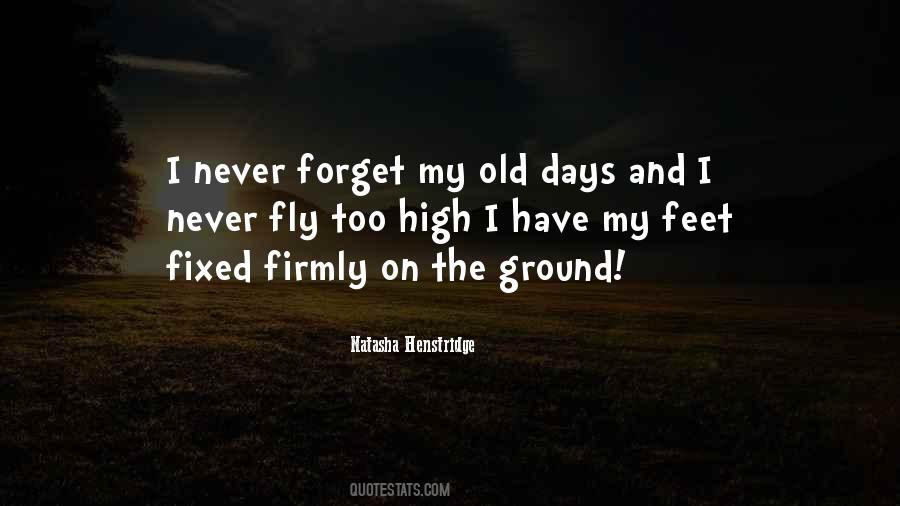 I Will Never Forget Those Days Quotes #703636