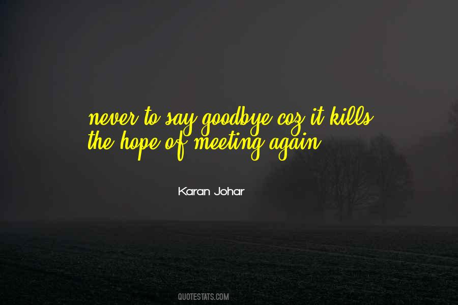 I Will Never Say Goodbye Quotes #1250147