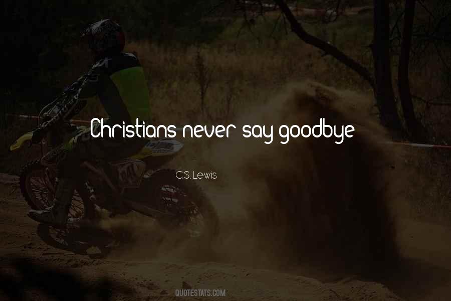 I Will Never Say Goodbye Quotes #878378
