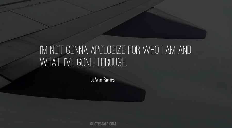 I Will Not Apologize Quotes #116112