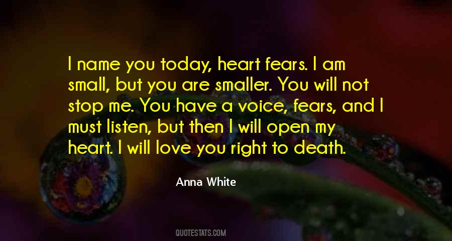 I Will Not Fear Quotes #85325