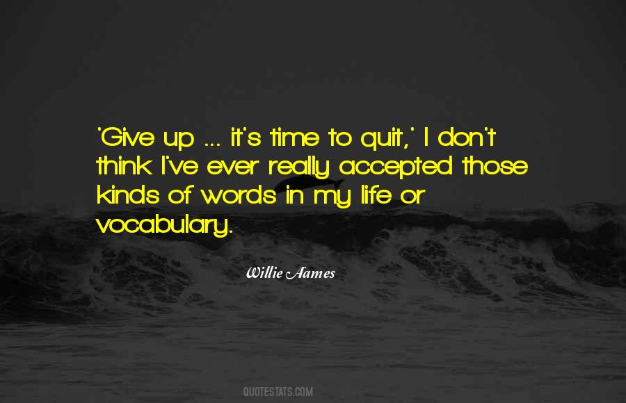 I Will Not Quit Quotes #22243