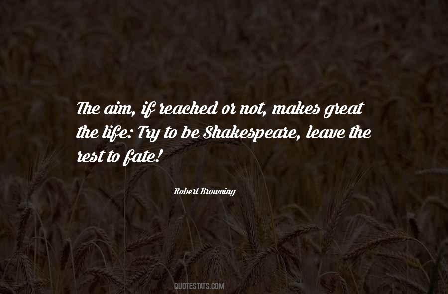 Quotes About Fate Shakespeare #1424342