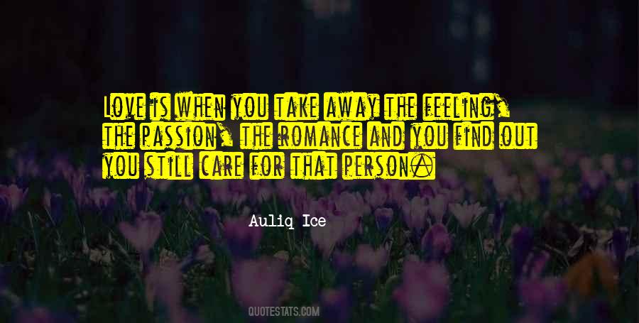 I Will Take Care Of You Love Quotes #461619